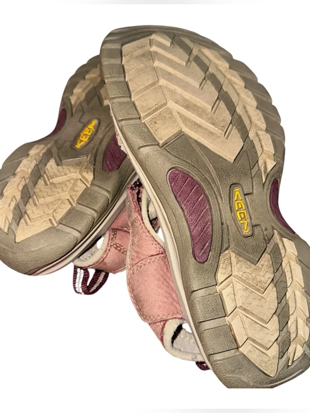 KEEN Venice H2 Women’s Size 7 Waterproof Leather Sandals Adjustable Mauve / Tan